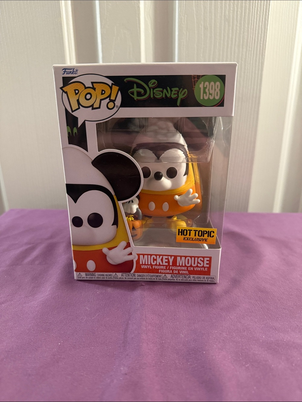 Funko Disney Mickey Mouse Orange and White Vinyl Pop! Figure (#1398)
